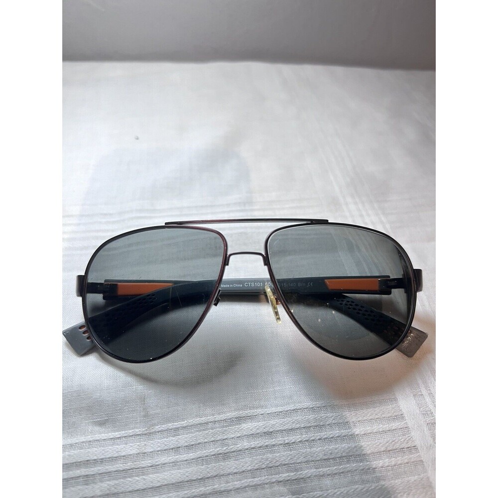 Authentic CONTRAST CTS101 60 15 140  Eyeglasses Sunglasses - Orange Gray frames